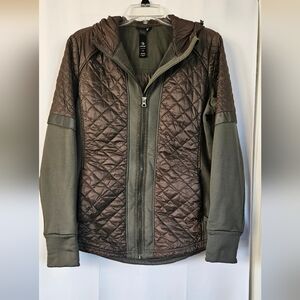 MPG Women's 3M Thinsulate quilted hooded zip jacket size large